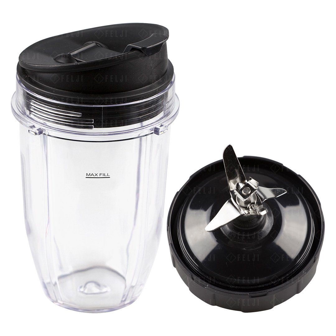  18oz Replacement Blender Cups with Sip & Seal Lids