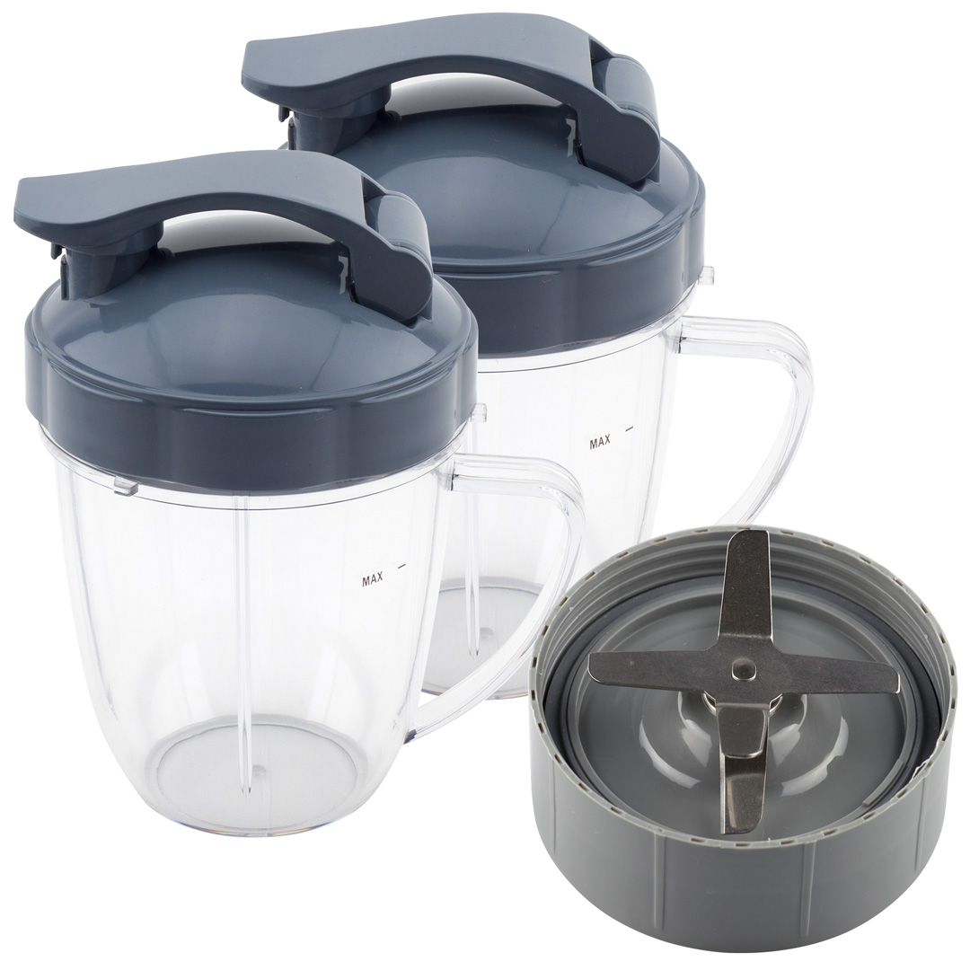 18 oz 24 oz 32 oz Cups & Extractor Blade Deluxe Upgrade Kit for Nutribullet Lean NB-203 1200W Blender