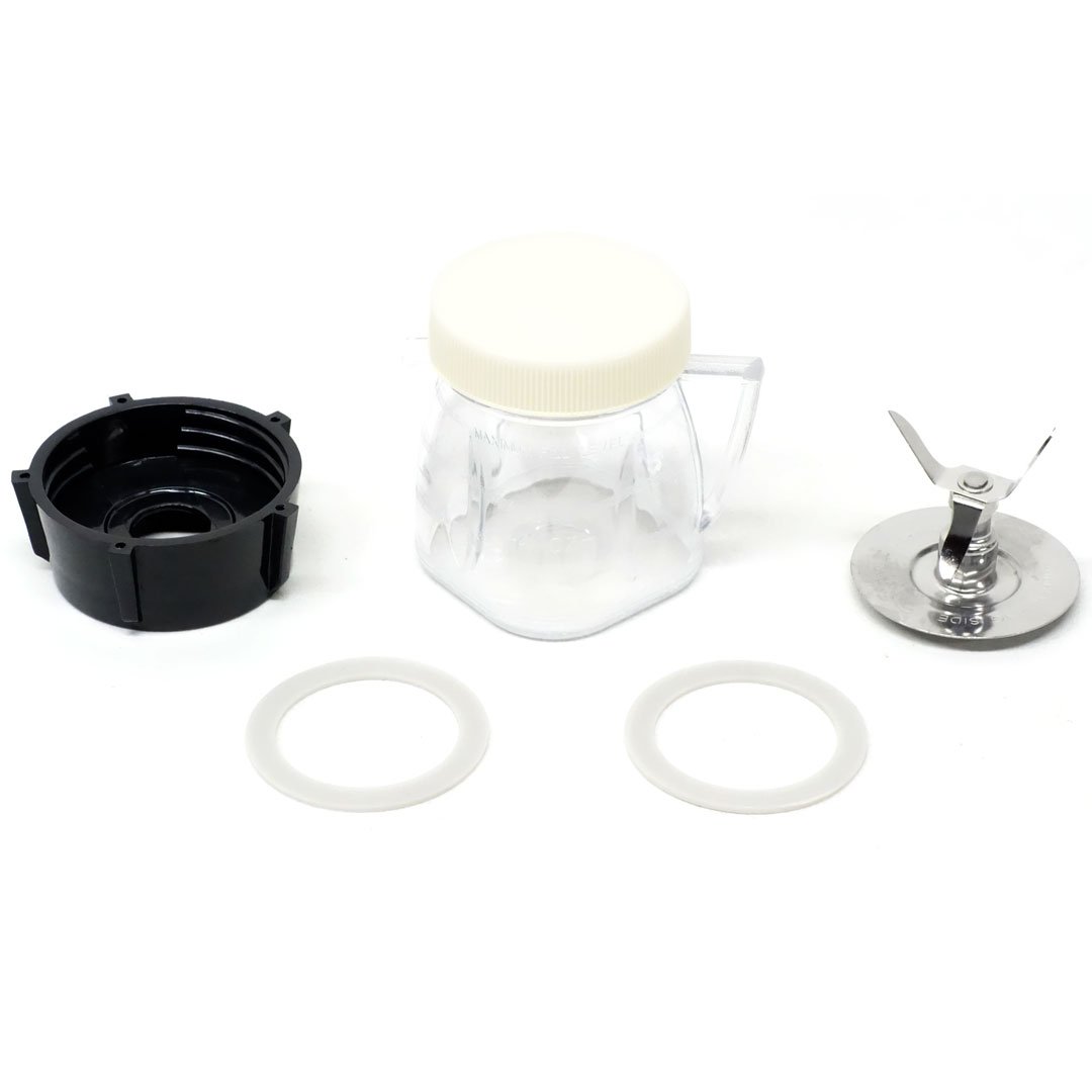 Ice Crusher Blender Blade 4961, Jar Bottom Cap 4902, Coupling and 2 Gaskets Replacement Part Compatible with Oster & Osterizer